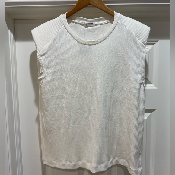NWT LAmade Serene Padded Muscle Tee in Autumn Rib Size XL - Picture 4 of 12